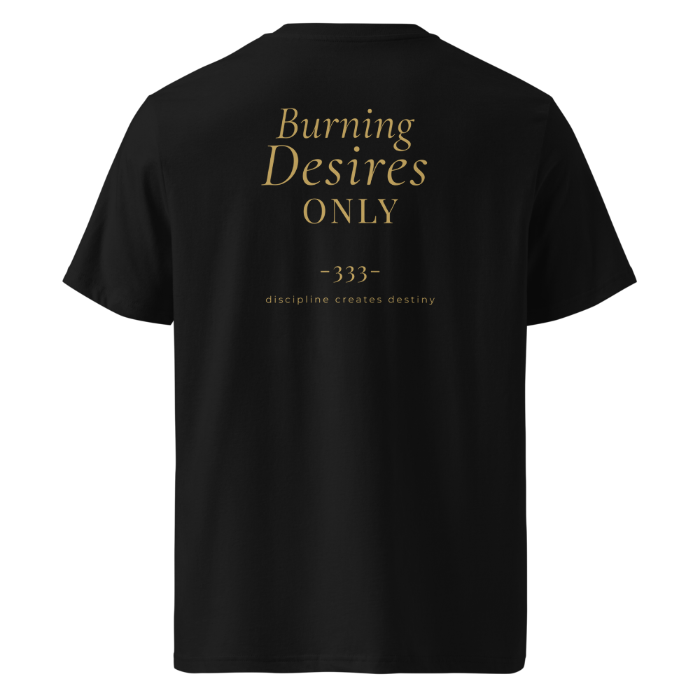 333 Burning Desires only Tee - Black